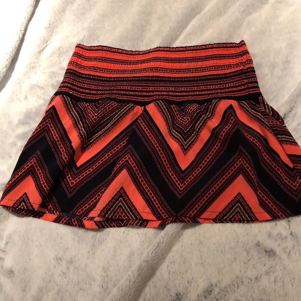 Express - print mini skirt